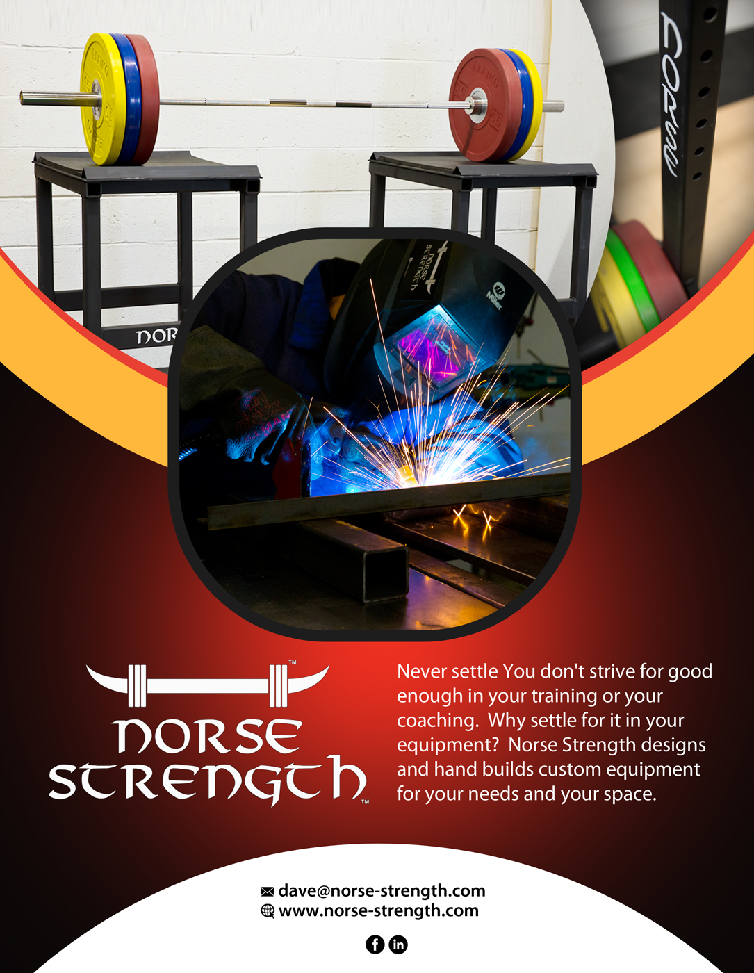 Flyer Design by Gfx.26™ for Norse Strength | Design #14117752