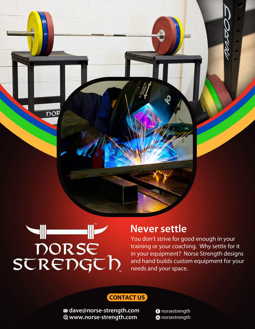 Flyer Design by Gfx.26™ for Norse Strength | Design #14128077