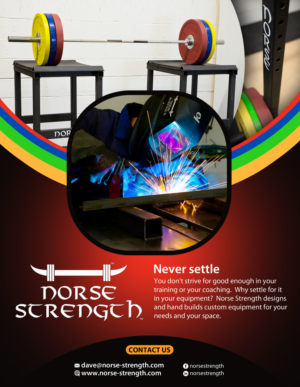 Flyer Design by Gfx.26™ for Norse Strength | Design: #14128077