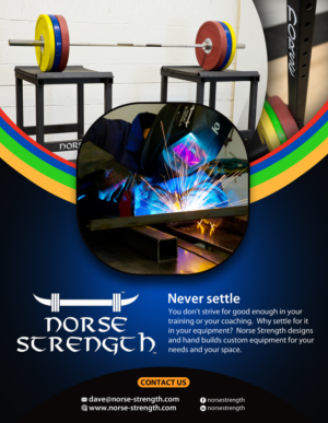 Flyer Design by Gfx.26™ for Norse Strength | Design: #14128078