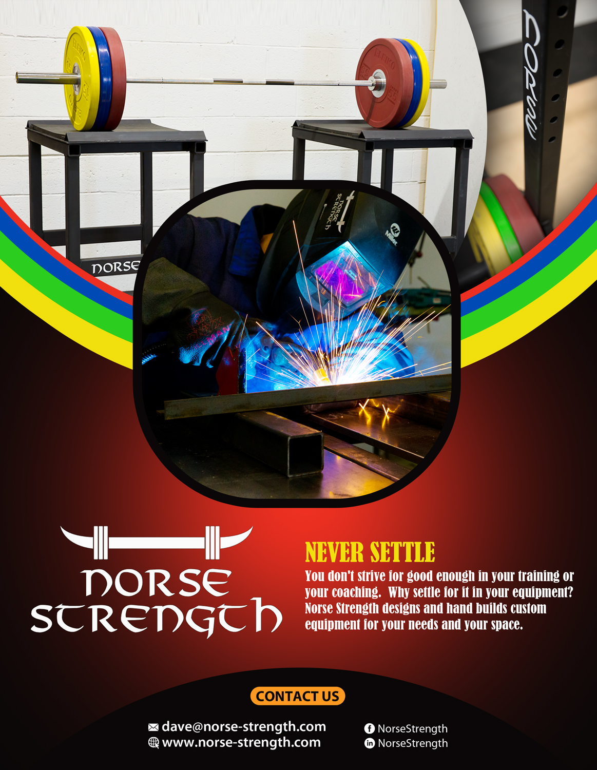 Flyer Design by Gfx.26™ for Norse Strength | Design #14135040