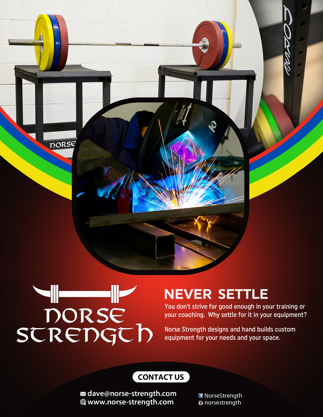 Flyer Design by Gfx.26™ for Norse Strength | Design: #14180637