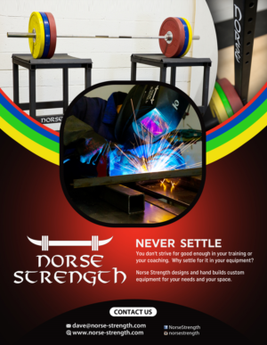 Flyer Design by Gfx.26™ for Norse Strength | Design: #14180637