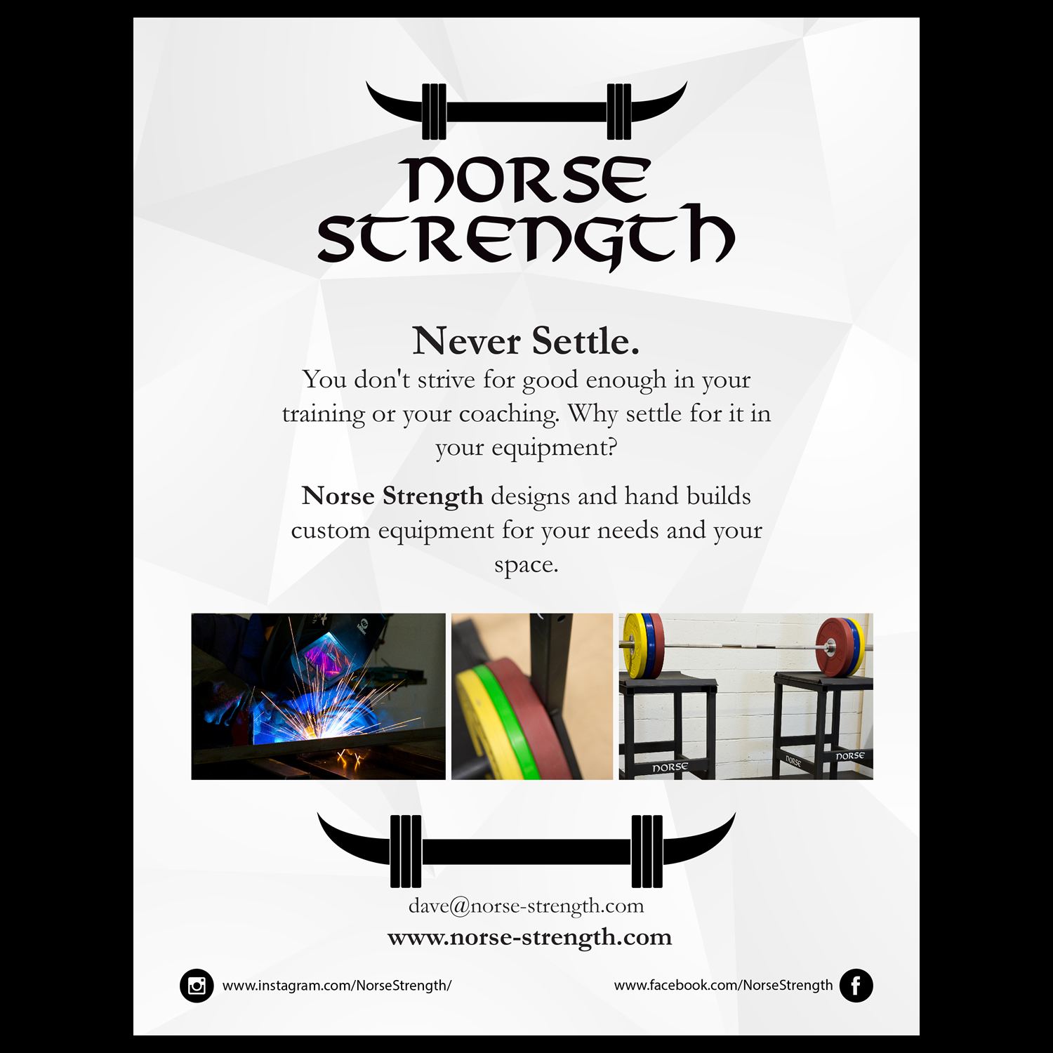 Flyer Design by Teos for Norse Strength | Design #14155274