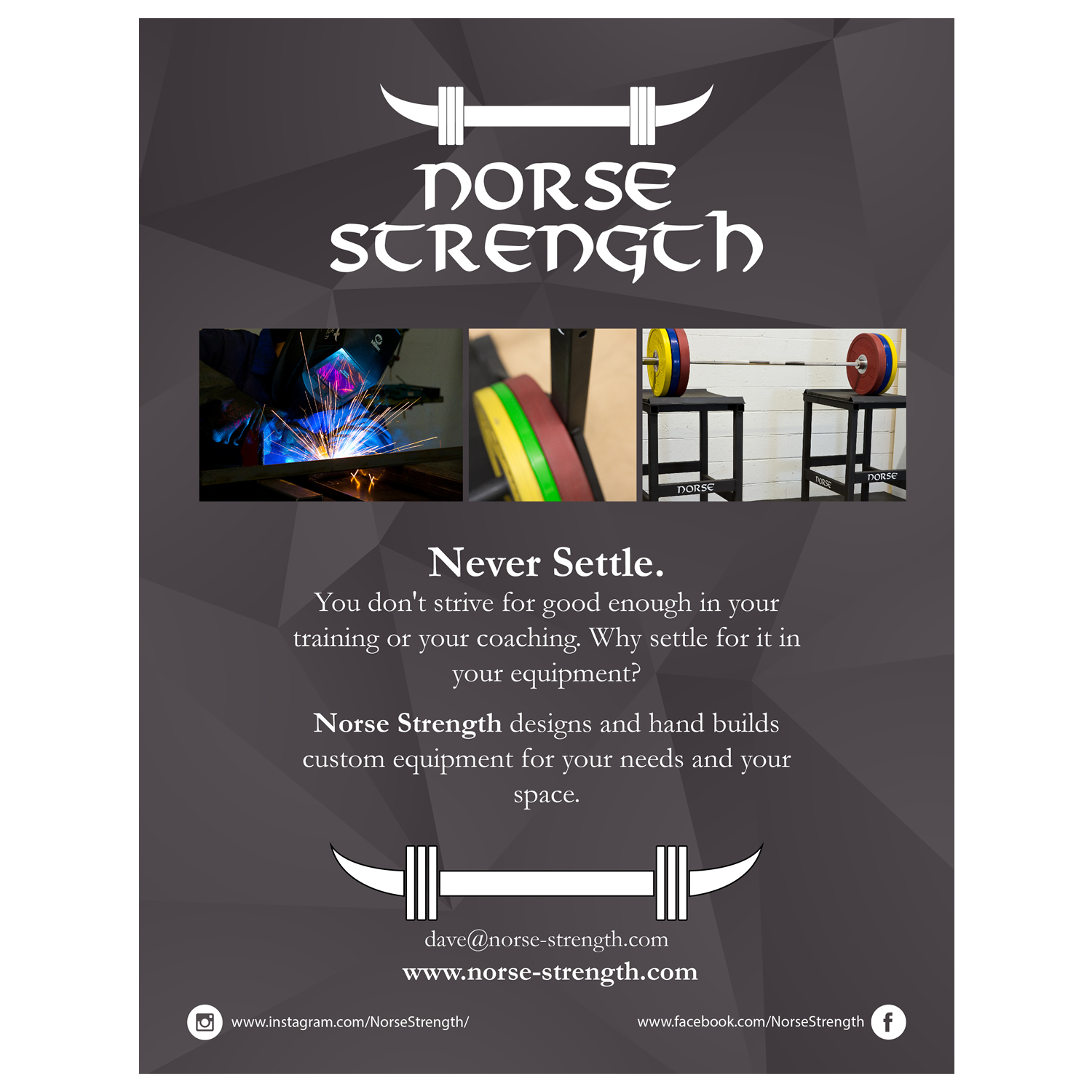 Flyer Design by Teos for Norse Strength | Design #14159720