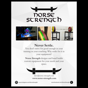 Flyer Design by Teos for Norse Strength | Design: #14159725