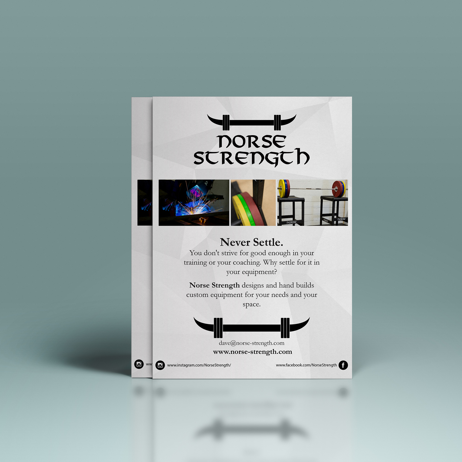 Flyer-Design von Teos für Norse Strength | Design #14159726