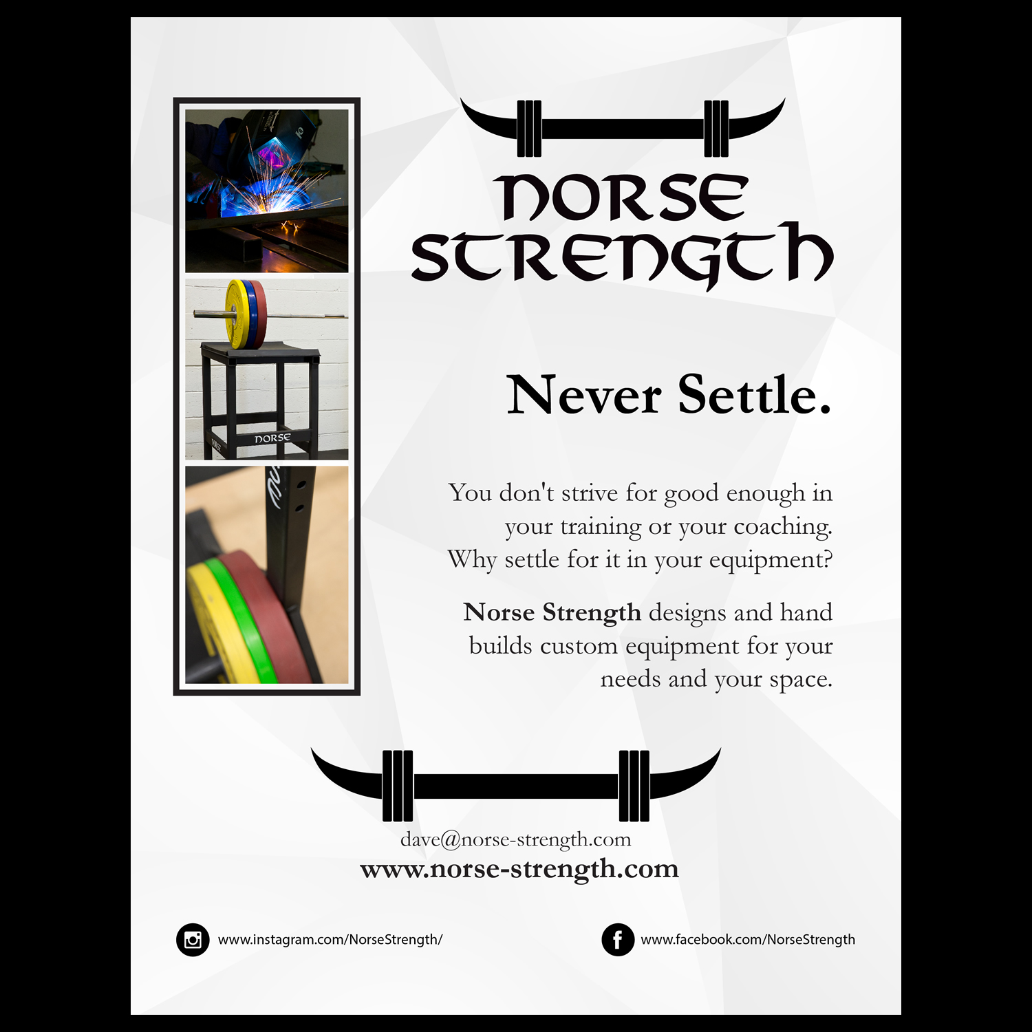 Flyer Design by Teos for Norse Strength | Design #14159810
