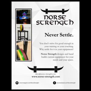Flyer Design by Teos for Norse Strength | Design: #14159810