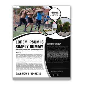 Flyer Design by creative.bugs for Norse Strength | Design: #14143595
