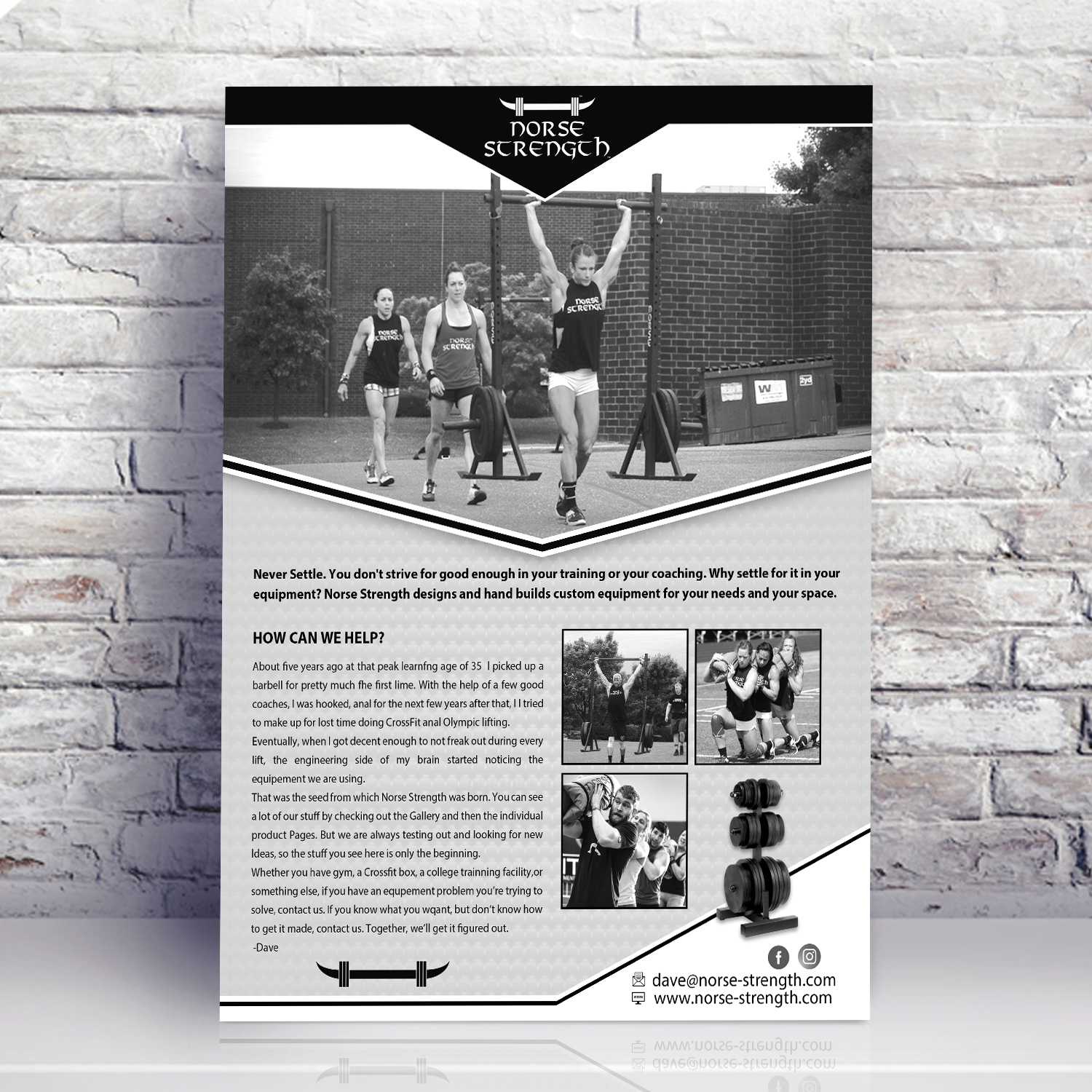 Flyer-Design von creative.bugs für Norse Strength | Design #14153966
