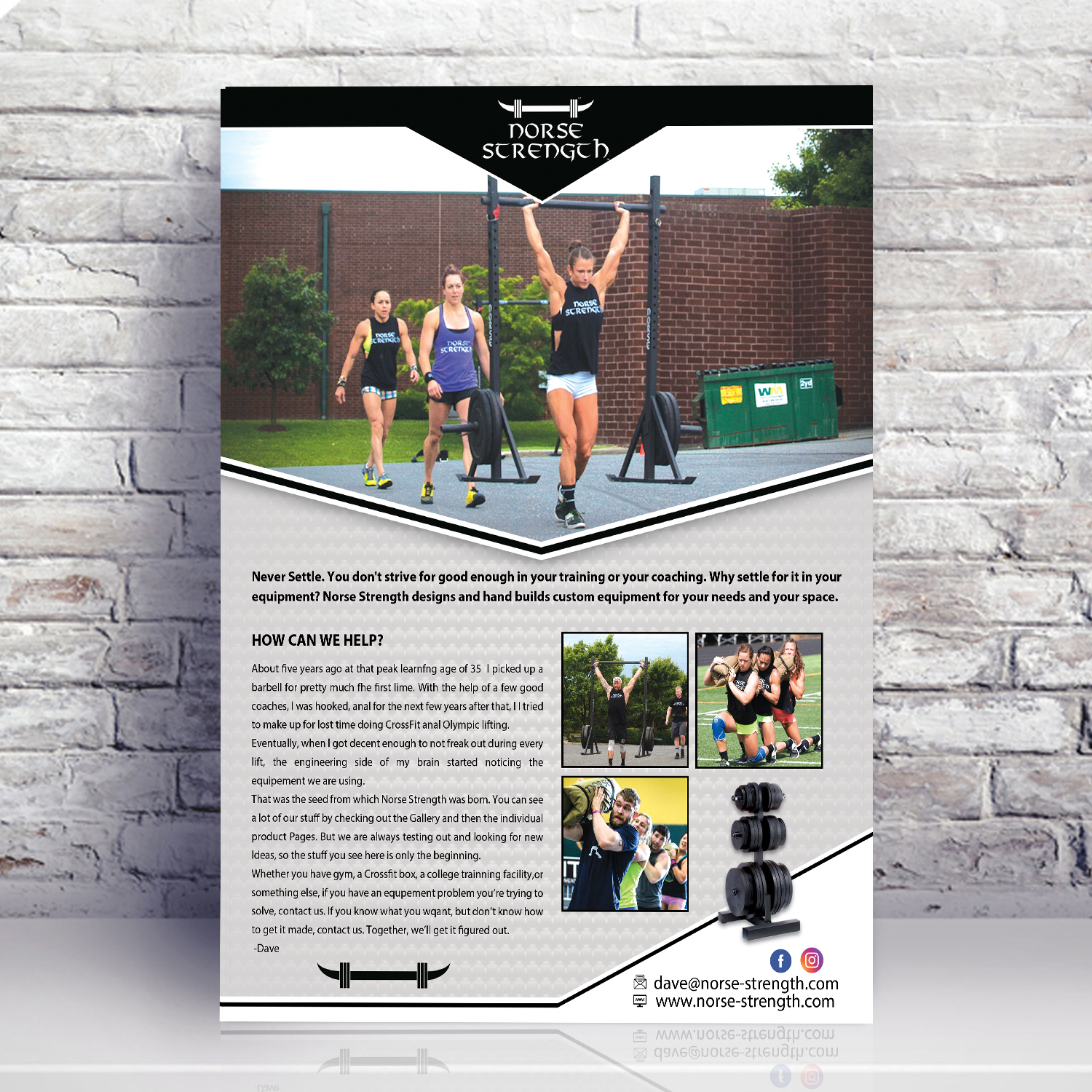 Flyer Design by creative.bugs for Norse Strength | Design #14153967