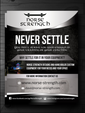 Flyer Design by innovative earth for Norse Strength | Design: #14125561