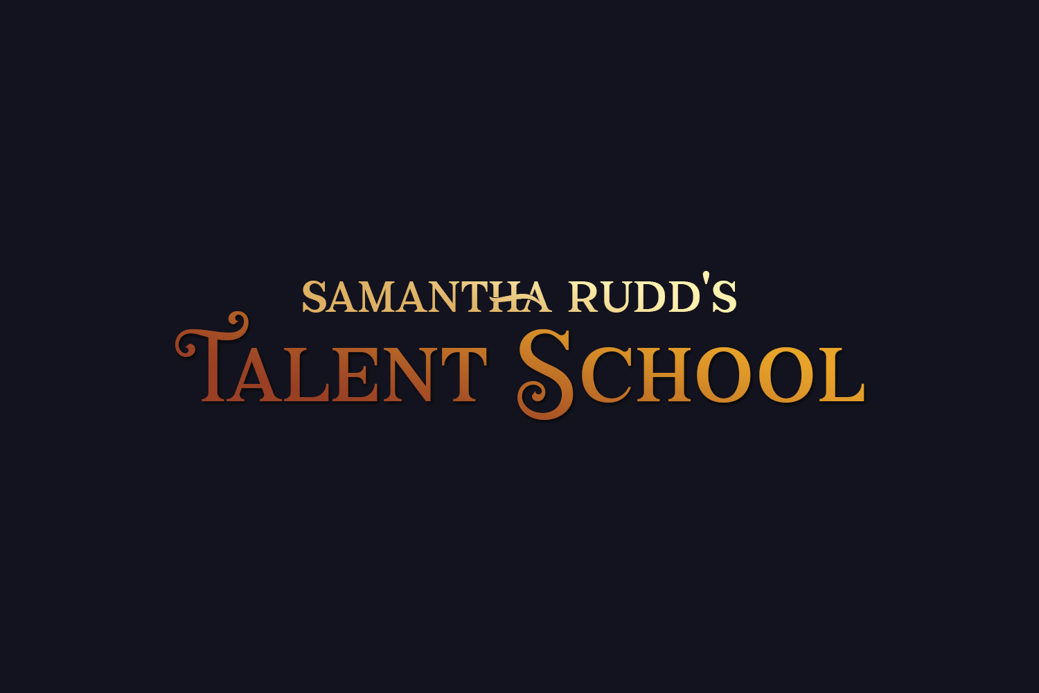 Logo Design by mrmrnjr for Samantha Rudd's Talent School | Design #14113043