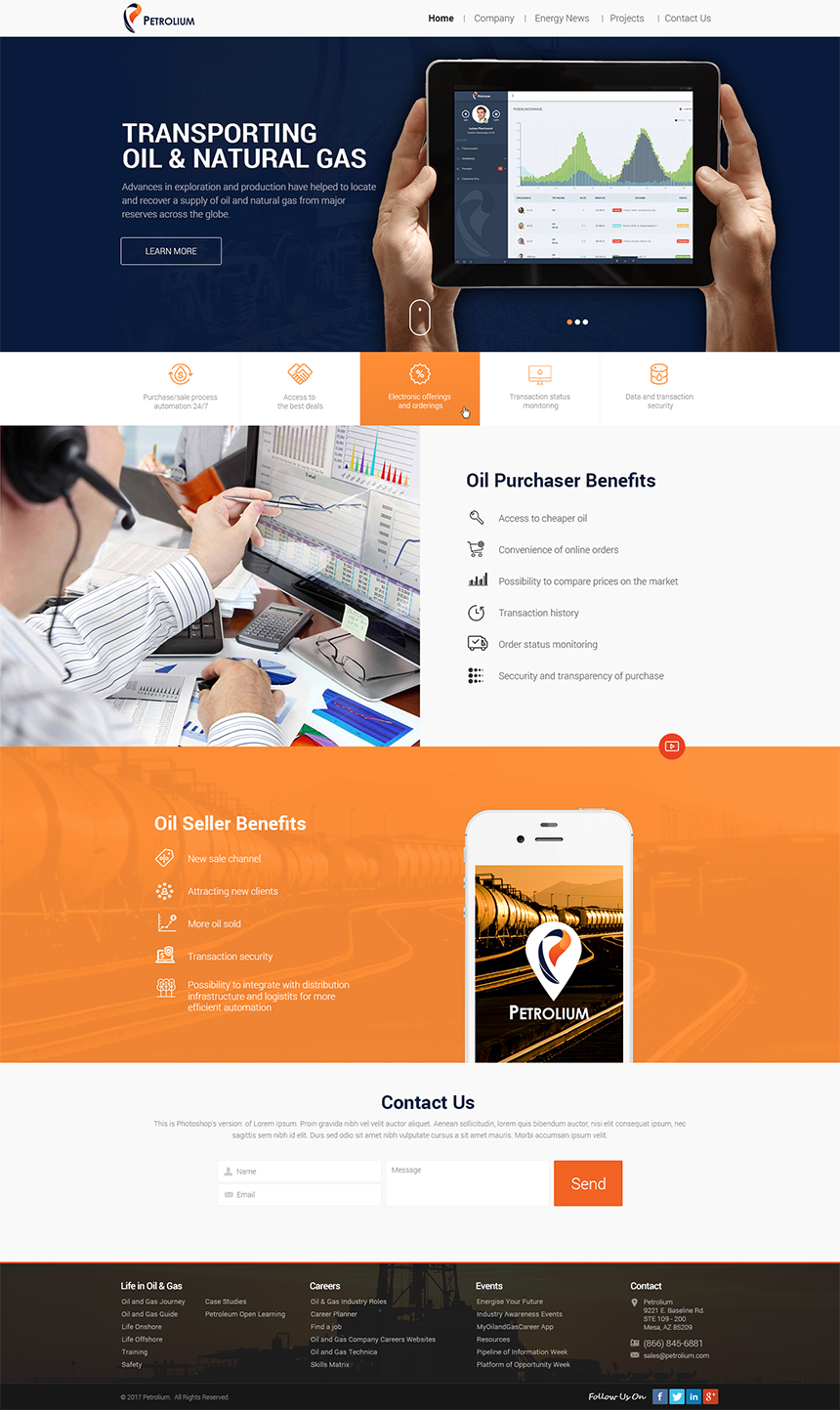 Web Design by Designcraft for Offshore Instruments sp. z o.o. sp. k. | Design #14186866