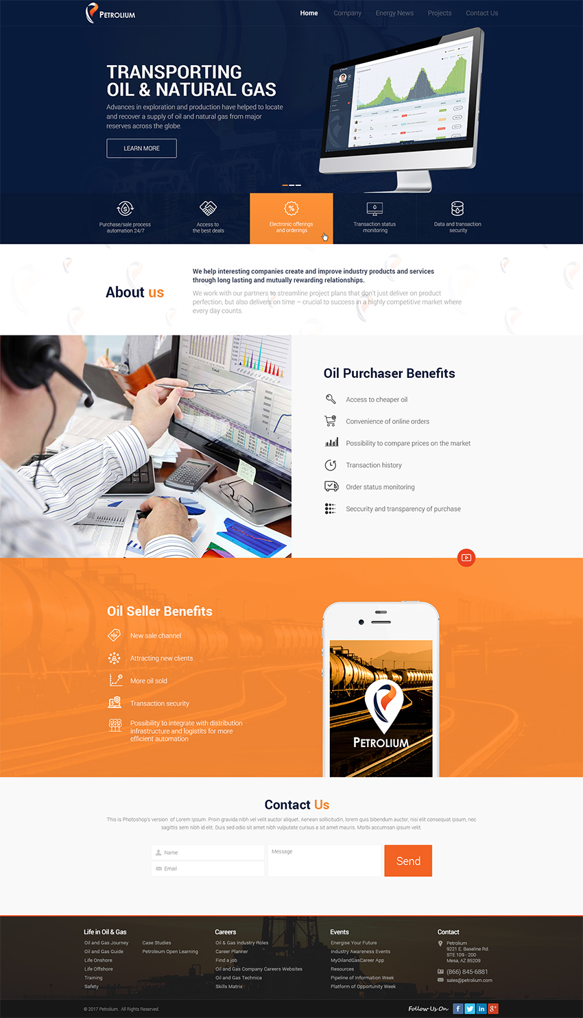 Web Design by Designcraft for Offshore Instruments sp. z o.o. sp. k. | Design #14208888