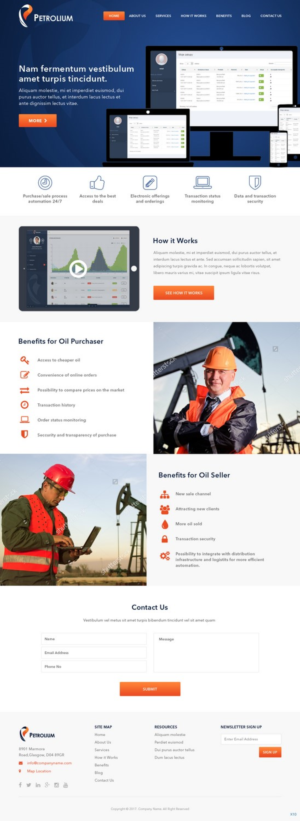 Web Design by pb for Offshore Instruments sp. z o.o. sp. k. | Design: #14122326