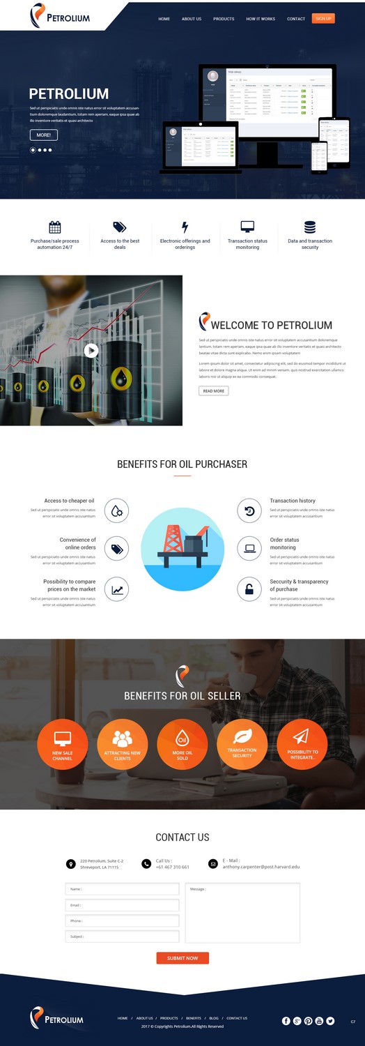 Web Design by pb for Offshore Instruments sp. z o.o. sp. k. | Design #14122327