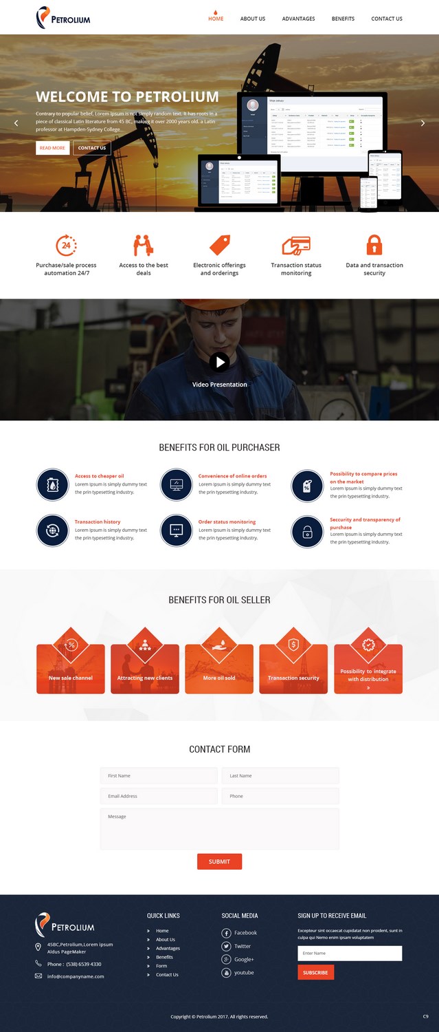 Web Design by pb for Offshore Instruments sp. z o.o. sp. k. | Design #14122328