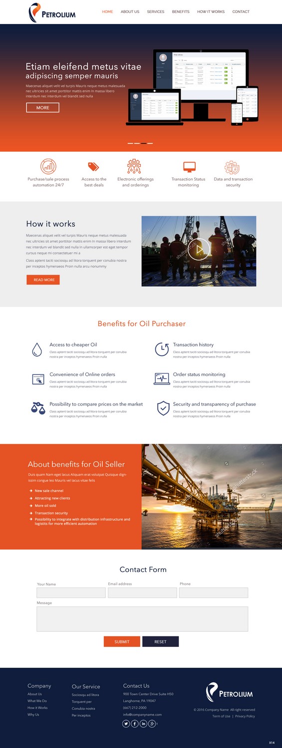 Web Design by pb for Offshore Instruments sp. z o.o. sp. k. | Design #14122330