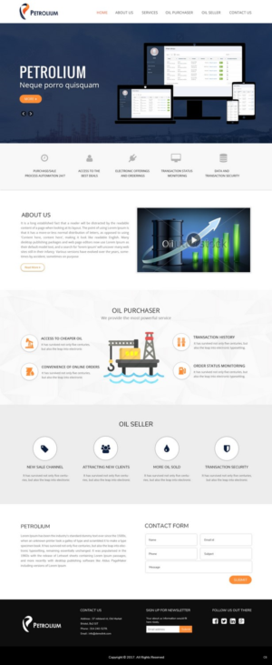 Web Design by pb for Offshore Instruments sp. z o.o. sp. k. | Design: #14122333