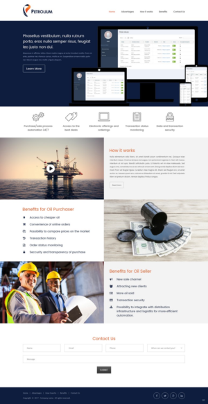 Web Design by pb for Offshore Instruments sp. z o.o. sp. k. | Design: #14122334