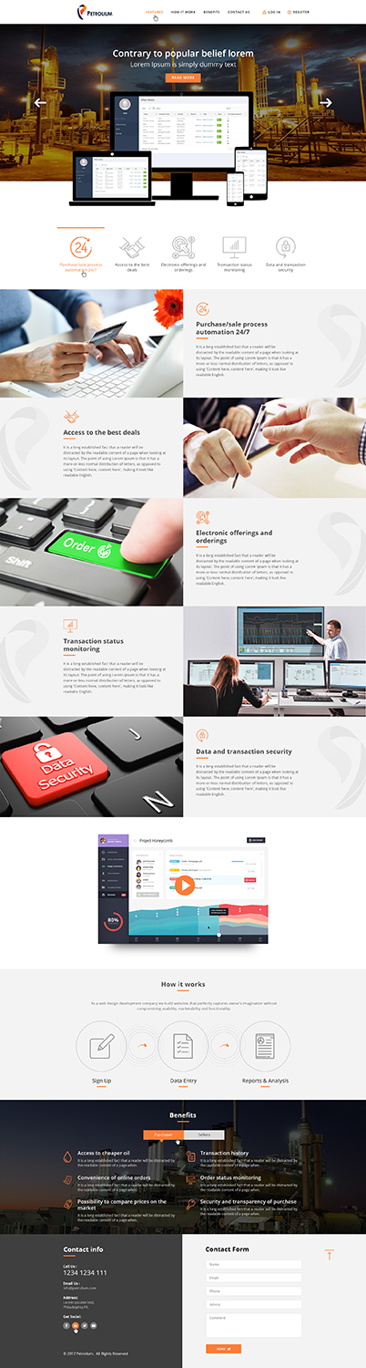 Web Design par Ved Web Services pour Offshore Instruments sp. z o.o. sp. k. | Design #14156357