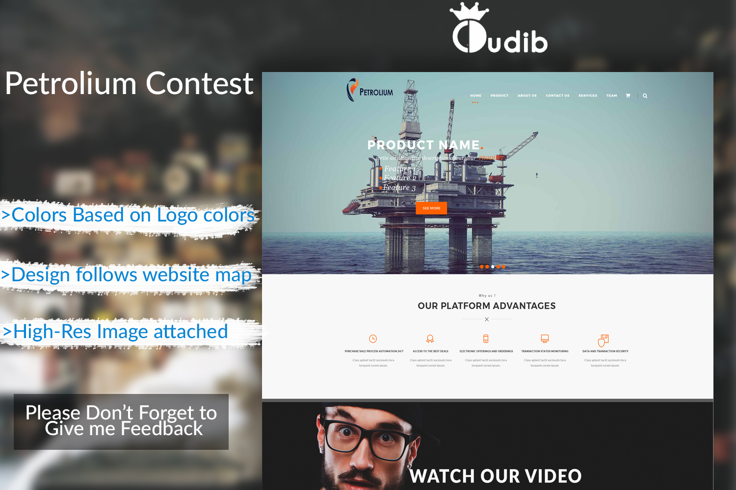 Web Design by Oudib for Offshore Instruments sp. z o.o. sp. k. | Design #14113830