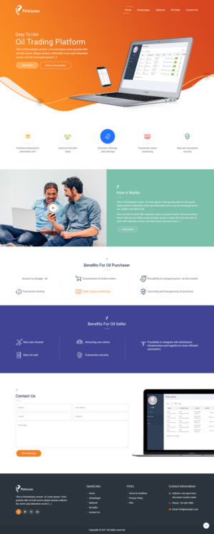 Web Design by zxsolutions for Offshore Instruments sp. z o.o. sp. k. | Design #14207398