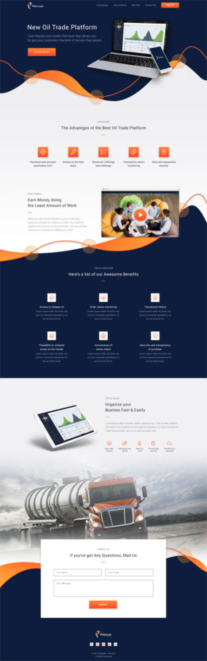 Web Design by ira05005 for Offshore Instruments sp. z o.o. sp. k. | Design: #14199720