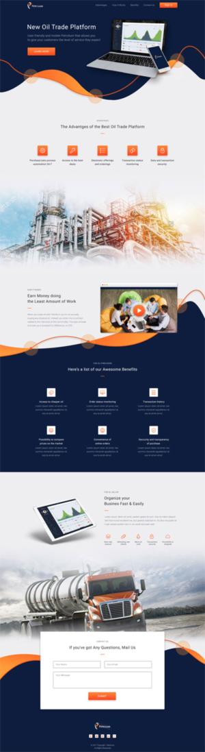 Web Design by ira05005 for Offshore Instruments sp. z o.o. sp. k. | Design: #14212518