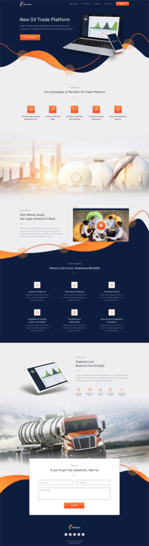 Web Design by ira05005 for Offshore Instruments sp. z o.o. sp. k. | Design: #14268604