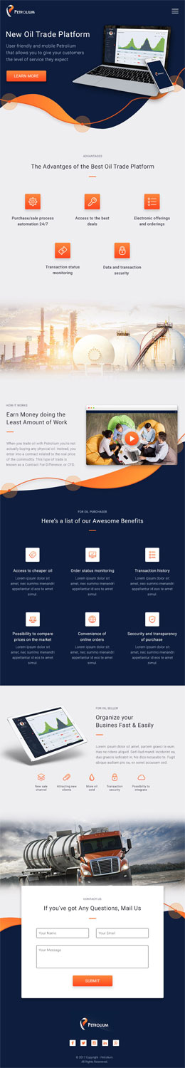 Web Design by ira05005 for Offshore Instruments sp. z o.o. sp. k. | Design #14269328