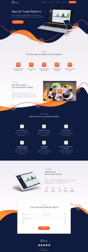 Web Design by ira05005 for Offshore Instruments sp. z o.o. sp. k. | Design: #14401599