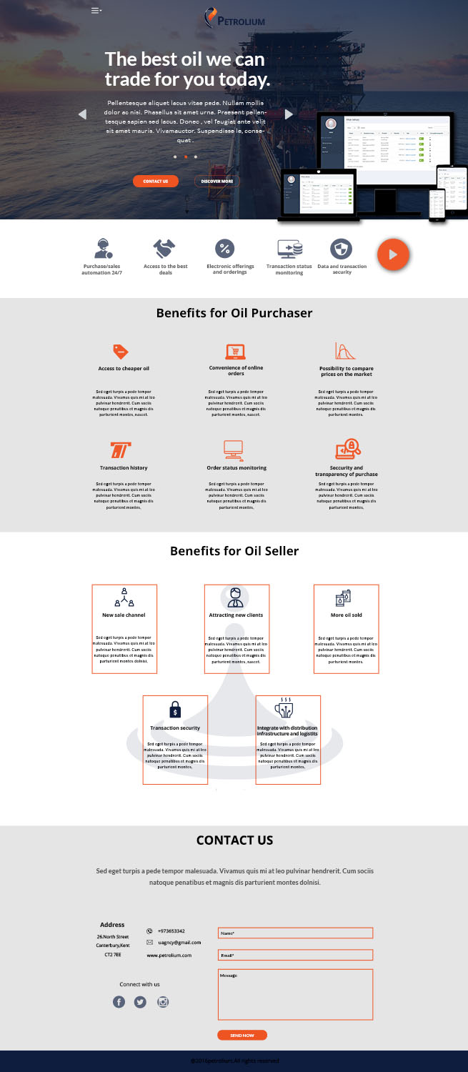 Web Design by Mohammad Jahran Chowdhury for Offshore Instruments sp. z o.o. sp. k. | Design #14176775