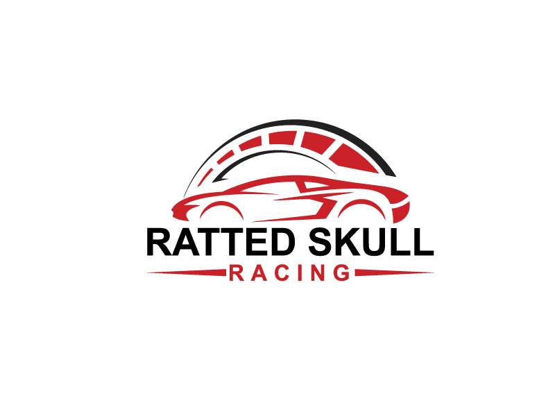 Modern, Masculine, Car Racing Logo Design for Ratted Skull Racing by