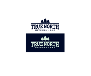 true north KITCHEN + BAR | Logo Design by Buck Tornado