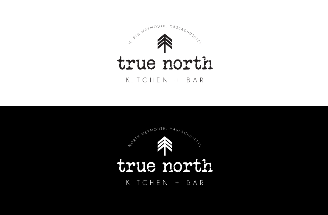 Logo Design by GLDesigns for true north KITCHEN + BAR | Design #14197709