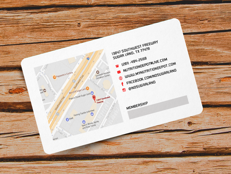 Business Card Design by Sarah Mathews for this project | Design #14177851