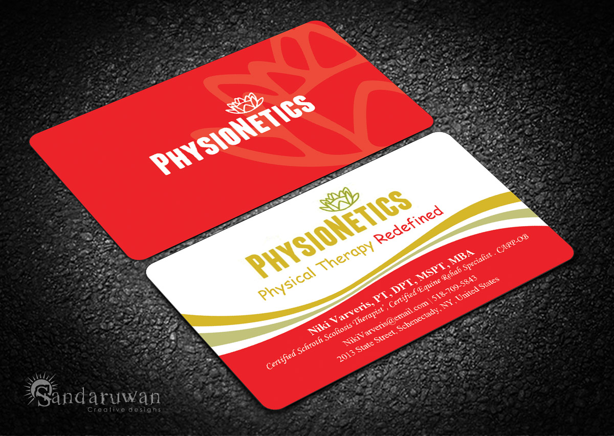 Business Card Design by Sandaruwan for PhysioNetics | Design #14129883