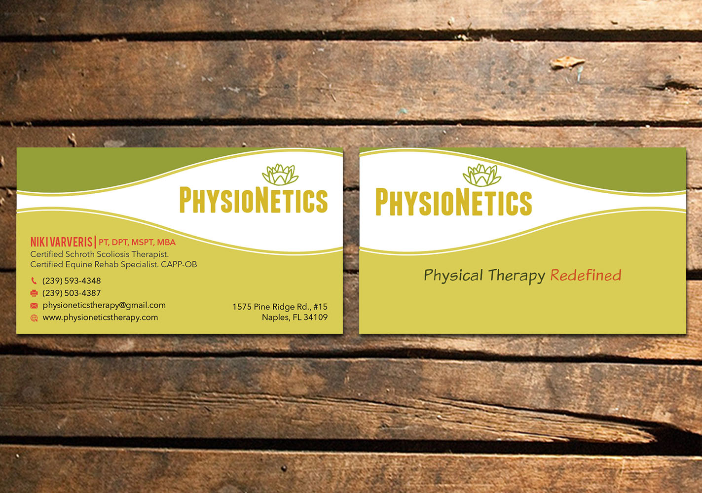 Design de Carte de Visite par Verified artistry (Design garden) pour PhysioNetics | Design #14155967