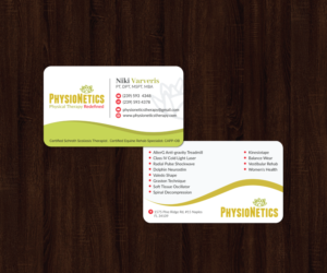 Business Card Design by JK18 for PhysioNetics | Design: #14134904