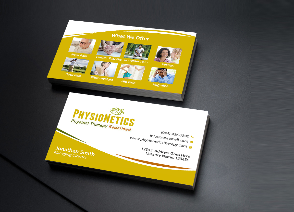 Design de Carte de Visite par Creations Box 2015 pour PhysioNetics | Design #14136227