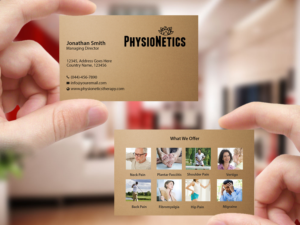 Business Card Design by Creations Box 2015 for PhysioNetics | Design: #14136228