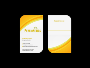 Business Card Design by Creations Box 2015 for PhysioNetics | Design: #14136229