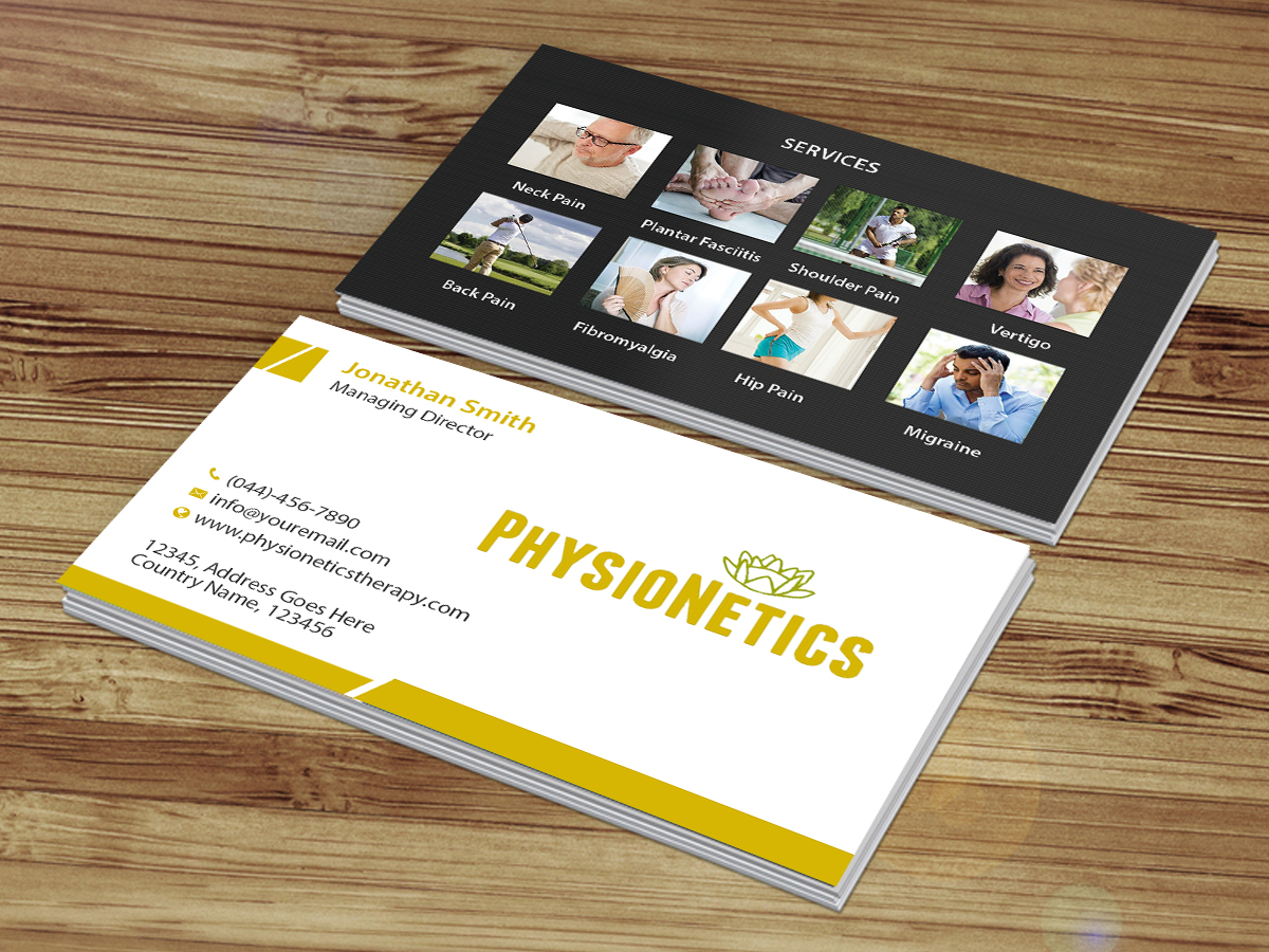 Design de Carte de Visite par Creations Box 2015 pour PhysioNetics | Design #14136233