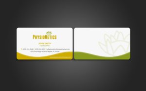 Business Card Design by chandrayaan.creative for PhysioNetics | Design: #14141976