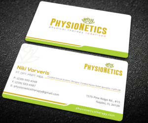Business Card Design by Graphic Flame for PhysioNetics | Design: #14173514