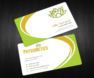Business Card Design by Graphic Flame for PhysioNetics | Design: #14173515