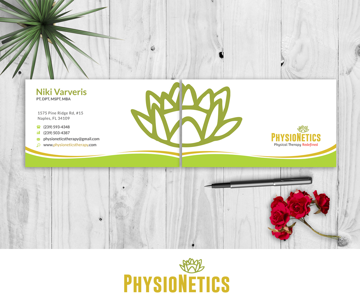 Business Card Design by Graphic Flame for PhysioNetics | Design #14173516